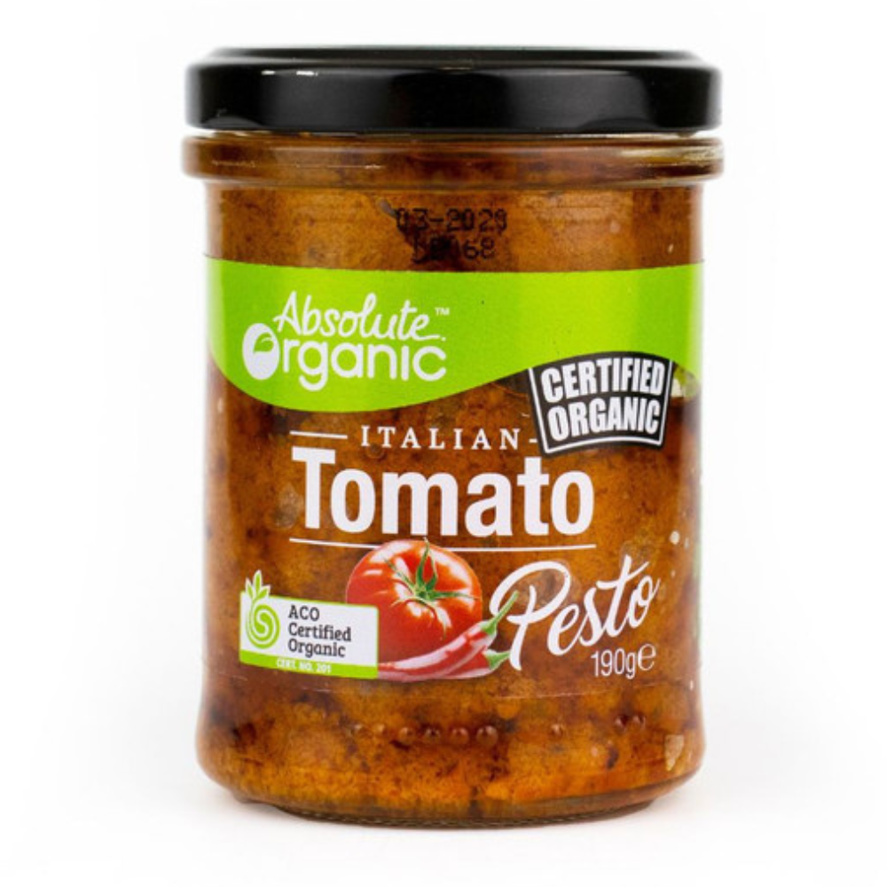 Pesto Tomato Organic 190g ABSOLUTE ORGANIC