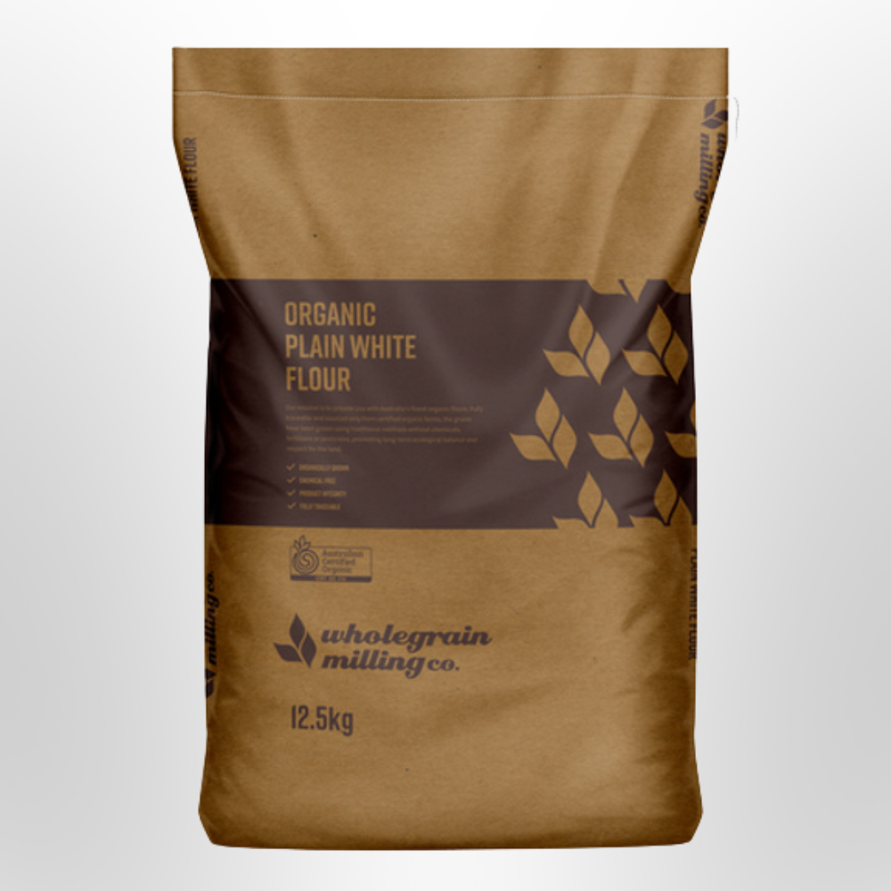 Plain Flour White 12.5kg WHOLEGRAIN MILLING CO