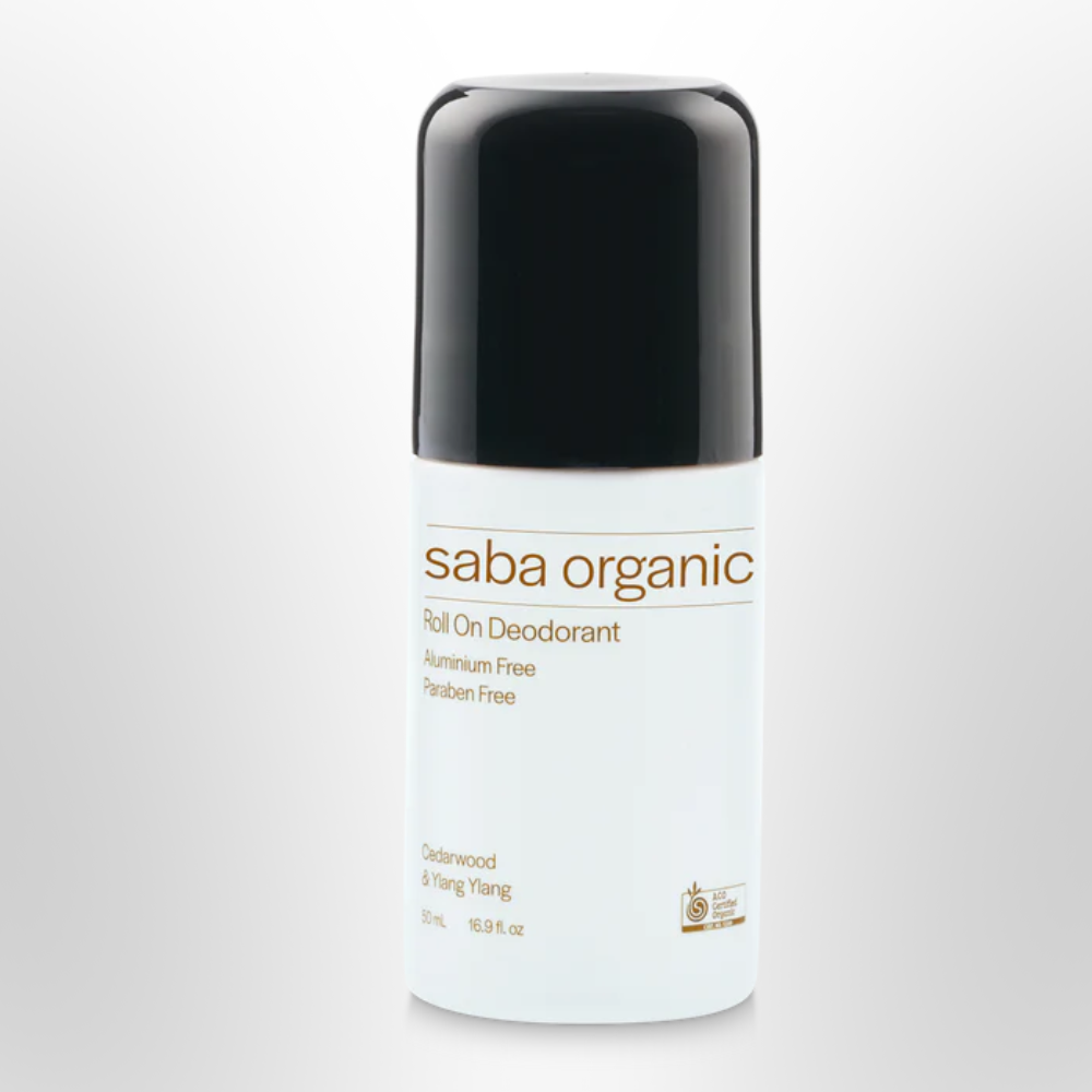 SABA ORGANIC Deodorant Roll-On Cedarwood & Ylang Ylang 50ml