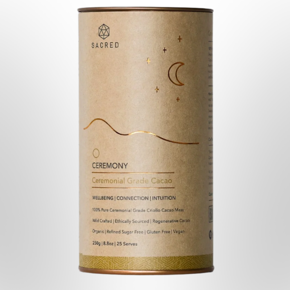 SACRED TASTE Ceremony Ceremonial Grade Cacao 250g
