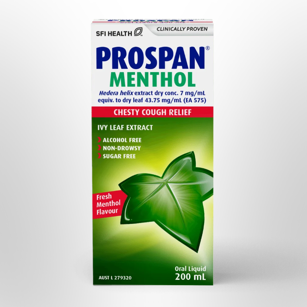 SFI HEALTH Prospan Menthol Chesty Cough Relief Liquid 200ml