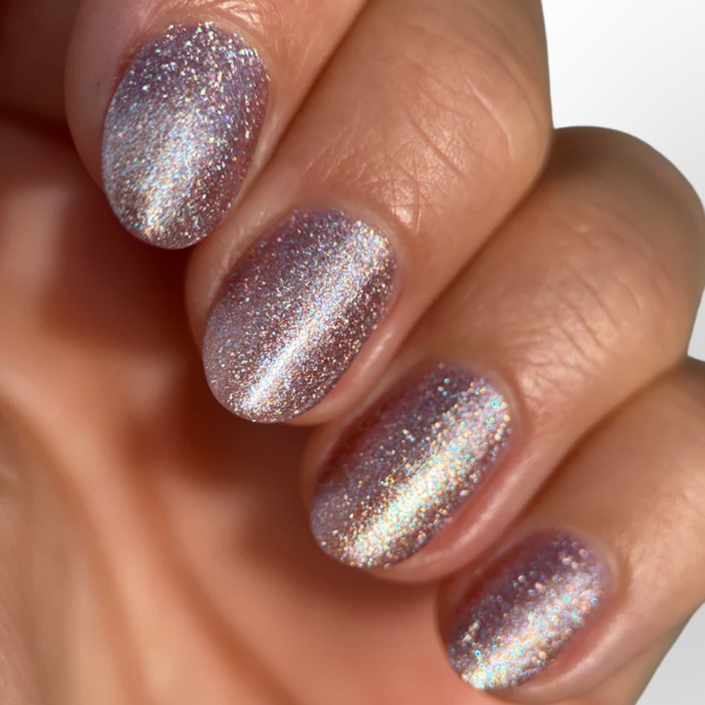 SIENNA Nebula Holographic Amethyst Shimmer Nail Polish 10ml