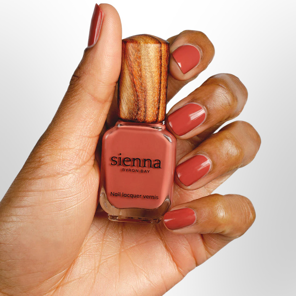 SIENNA Life Brick Red Creme Nail Polish 10ml