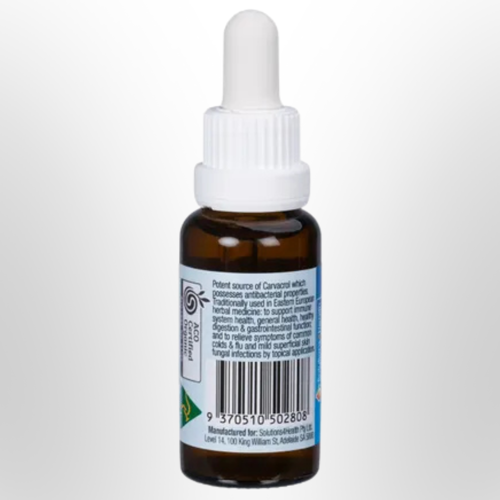 SOLUTIONS 4 HEALTH Oil of Wild Oregano 25ml