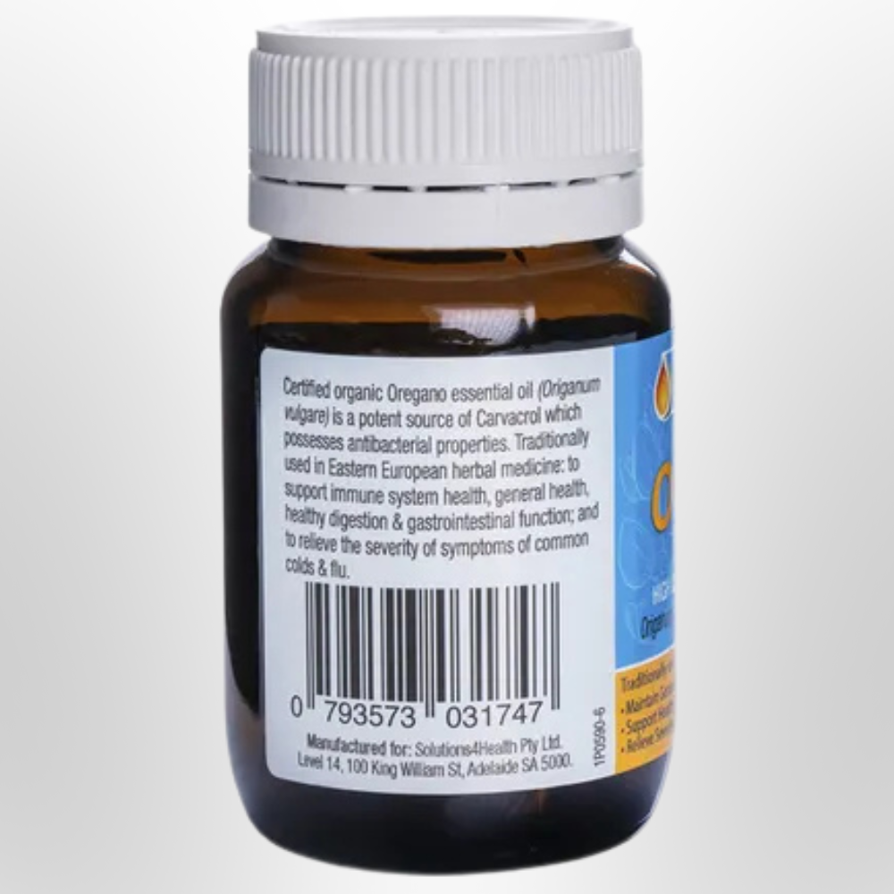 SOLUTIONS 4 HEALTH Oil of Wild Oregano 30 Caps