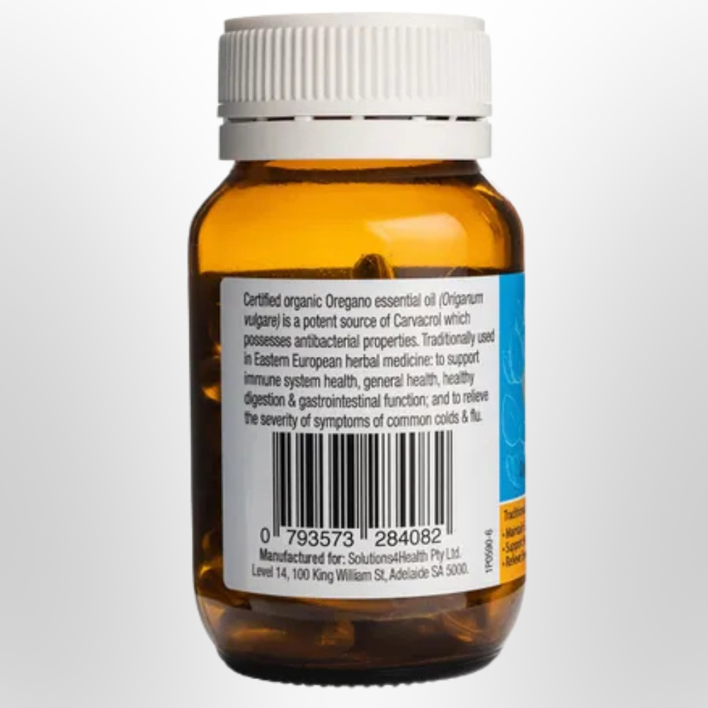 SOLUTIONS 4 HEALTH Oil of Wild Oregano 60 Caps