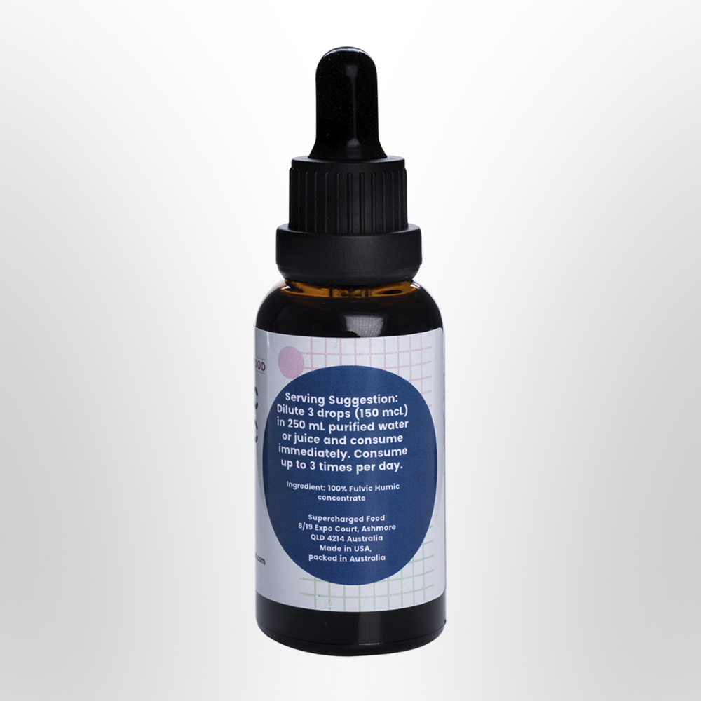 SUPERCHARGED FOOD Fulvic Humic Concentrate Drops 60ml