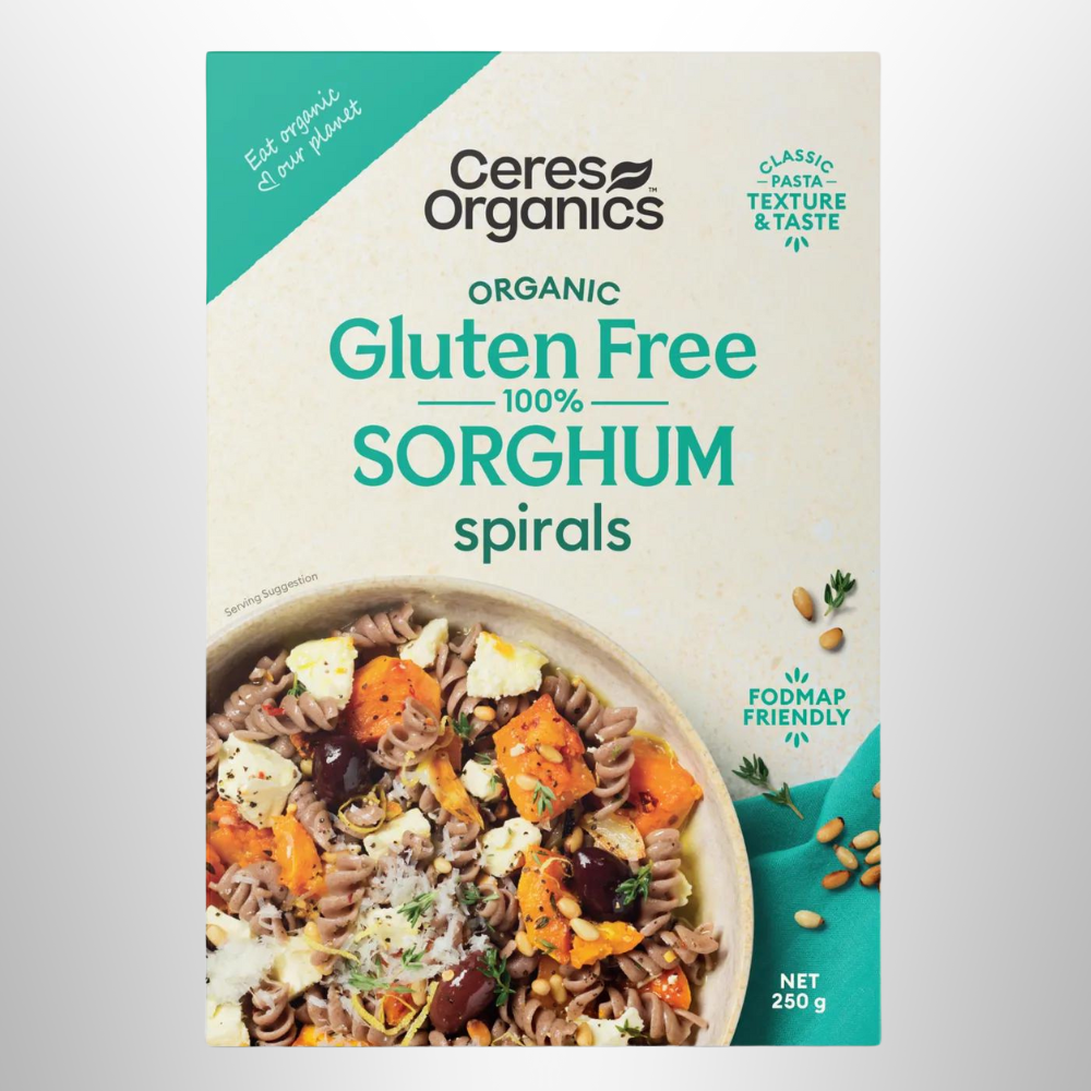CERES ORGANICS Sorghum GF Spirals 250g