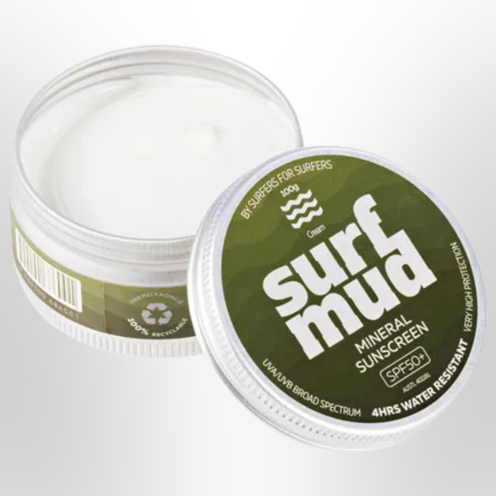 SURFMUD Mineral Sunscreen SPF50+ Tin 100g