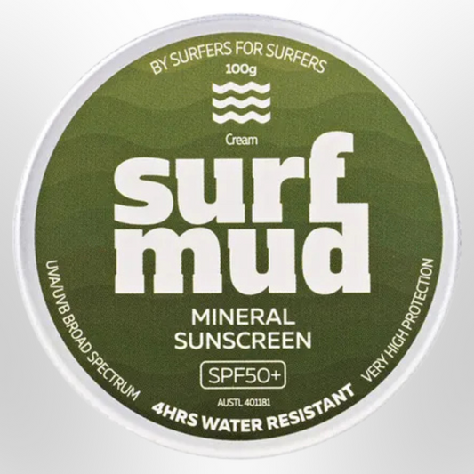 SURFMUD Mineral Sunscreen SPF50+ Tin 100g