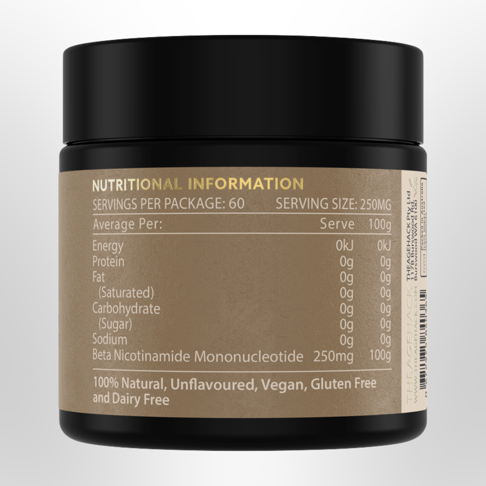 THEAGEHACK NMN Beta-Nicotinamide Mononucleotide Powder 15g