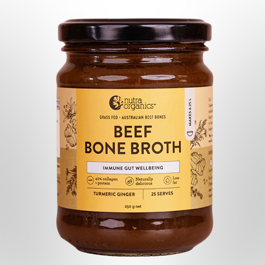 NUTRA ORGANICS Turmeric Ginger Beef Bone Broth Concentrate 250g