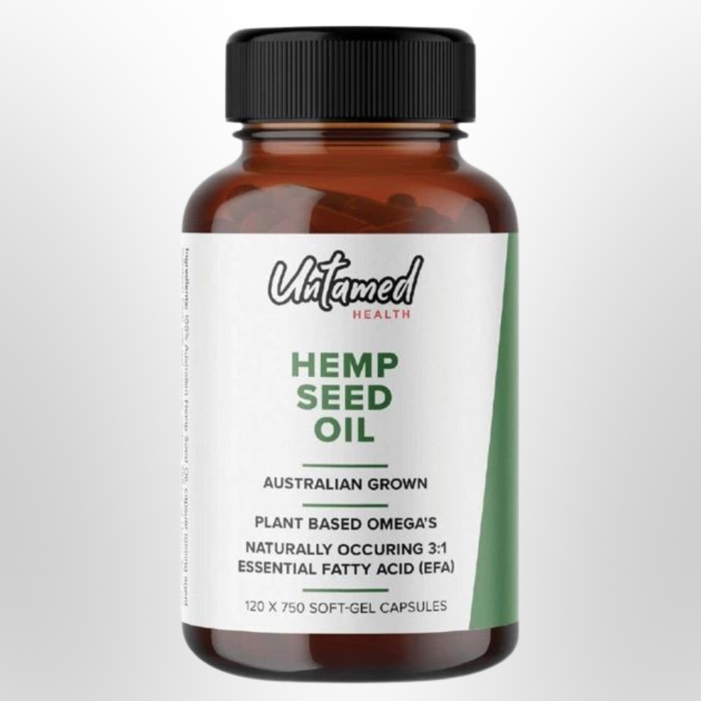 UNTAMED HEALTH Hemp Seed Oil 120 Caps