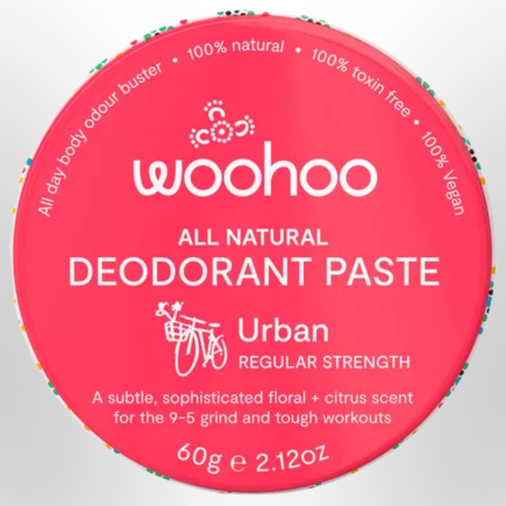 WOOHOO Urban Deodorant Paste Regular Strength 60g