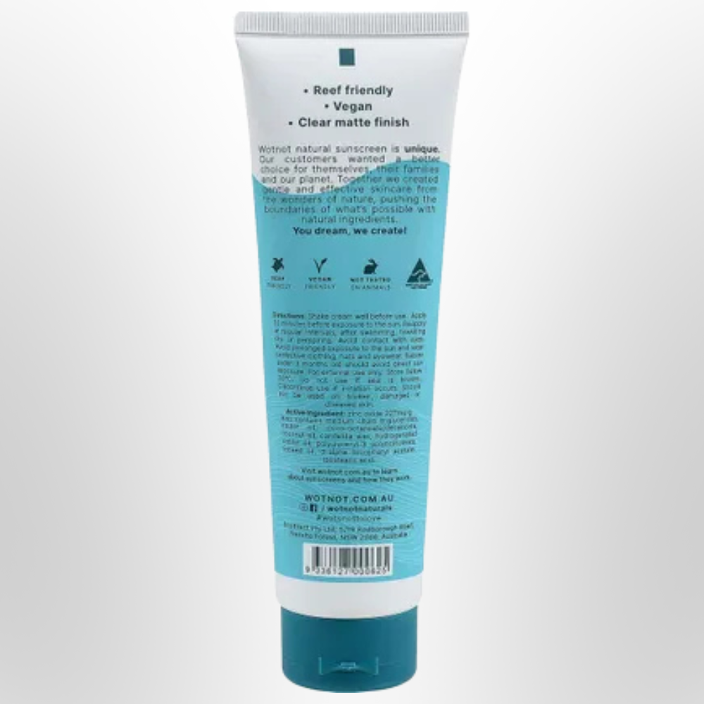 WOTNOT Sunscreen Natural SPF50+ 125g