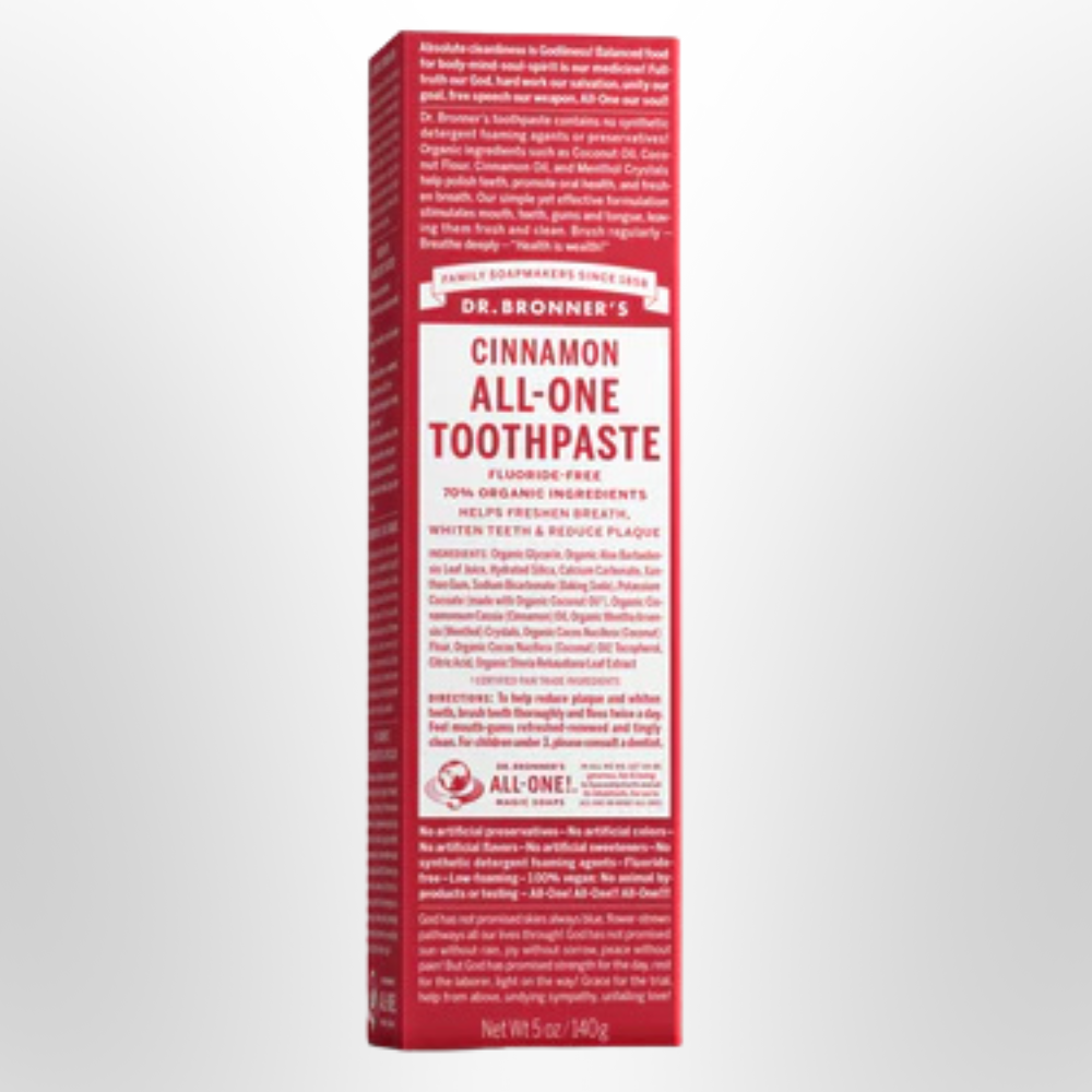 Toothpaste Cinnamon 140g DR BRONNER