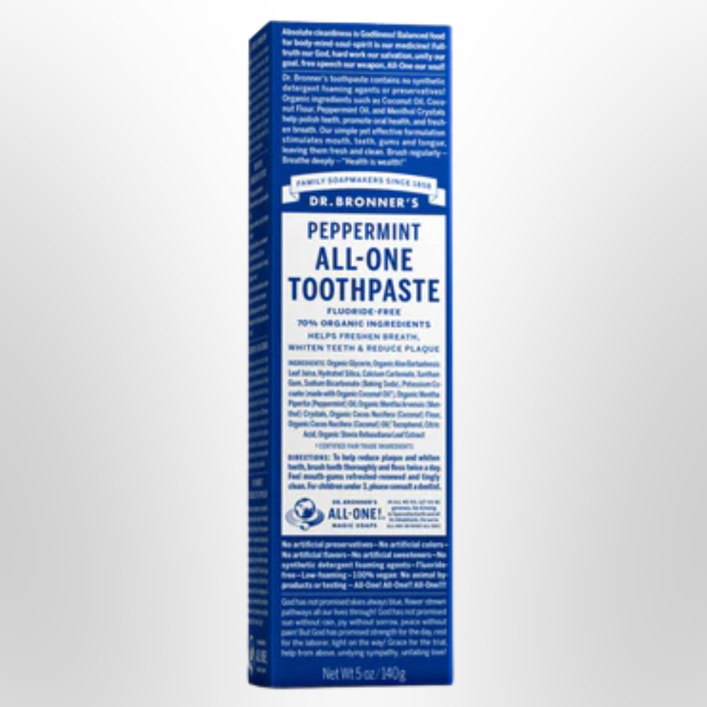 Toothpaste Peppermint 140g DR BRONNER