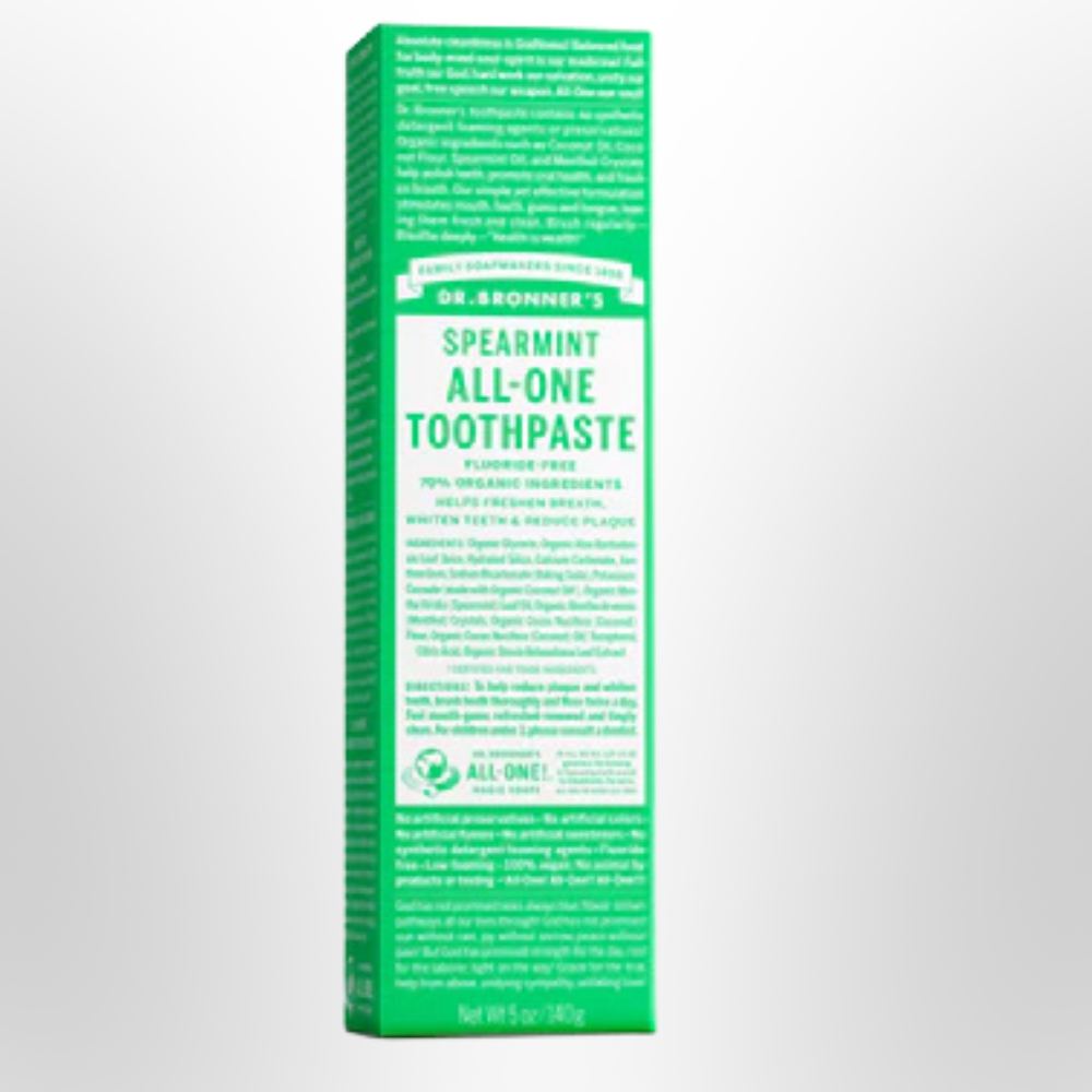 Toothpaste Spearmint 140g DR BRONNER