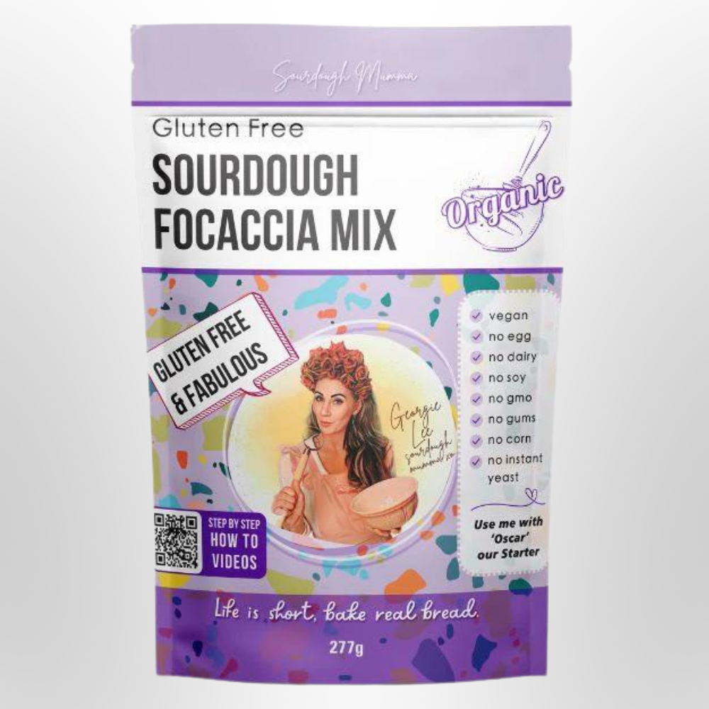 Focaccia Mix Gluten Free Organic 227g SOURDOUGH MUMMA