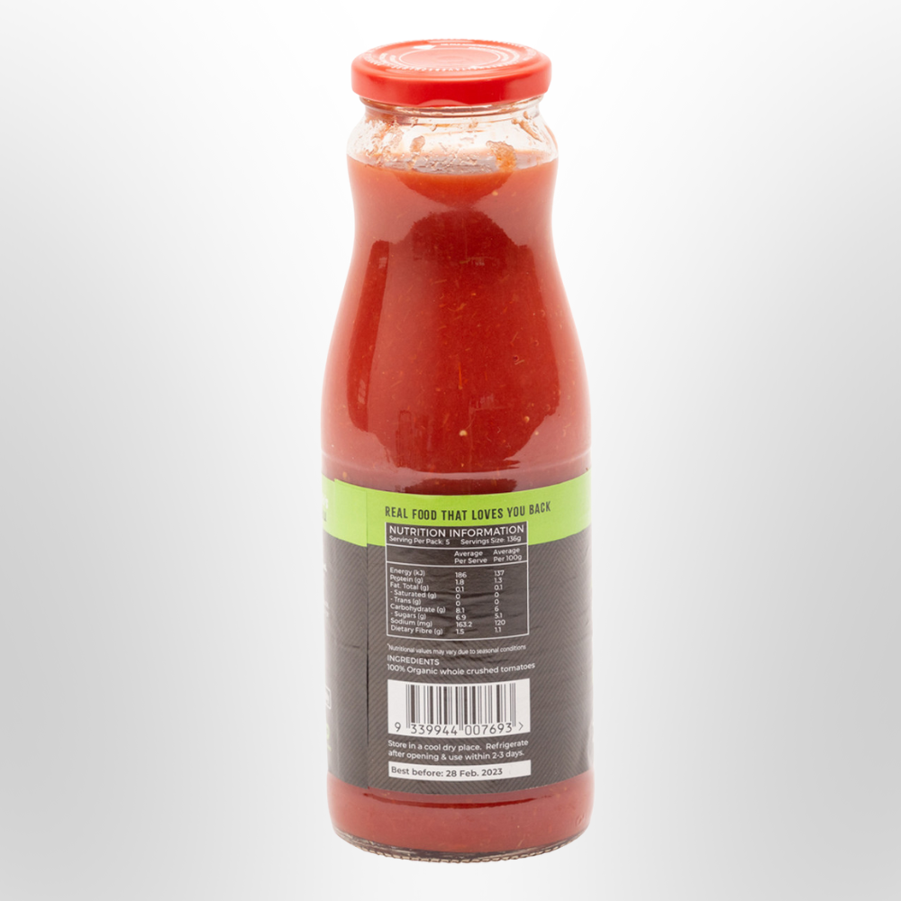 H2G Passata Rustica Organic 680g
