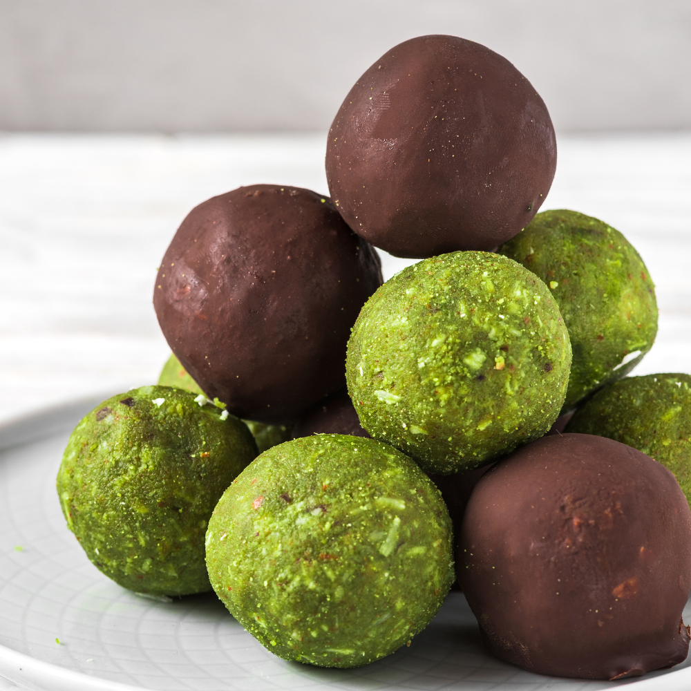 Matcha Bliss Balls Mixture