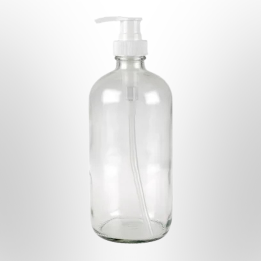 500ml Clear PET Bottle with Pump