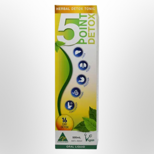 5 POINT DETOX Five Point Herbal Detox Tonic 500ml
