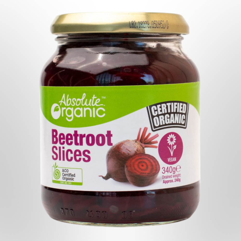 ABSOLUTE ORGANIC Sliced Beetroot Organic 340g