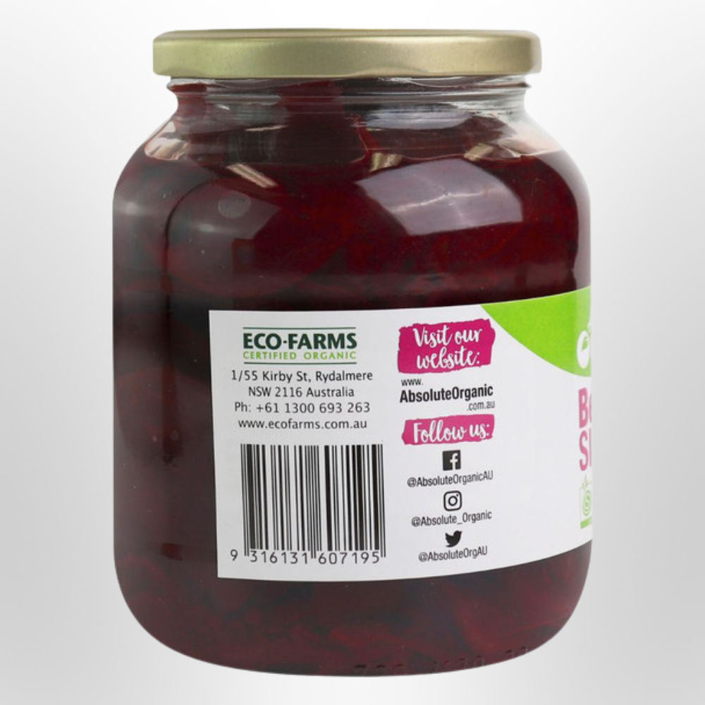 ABSOLUTE ORGANIC Sliced Beetroot Organic 680g