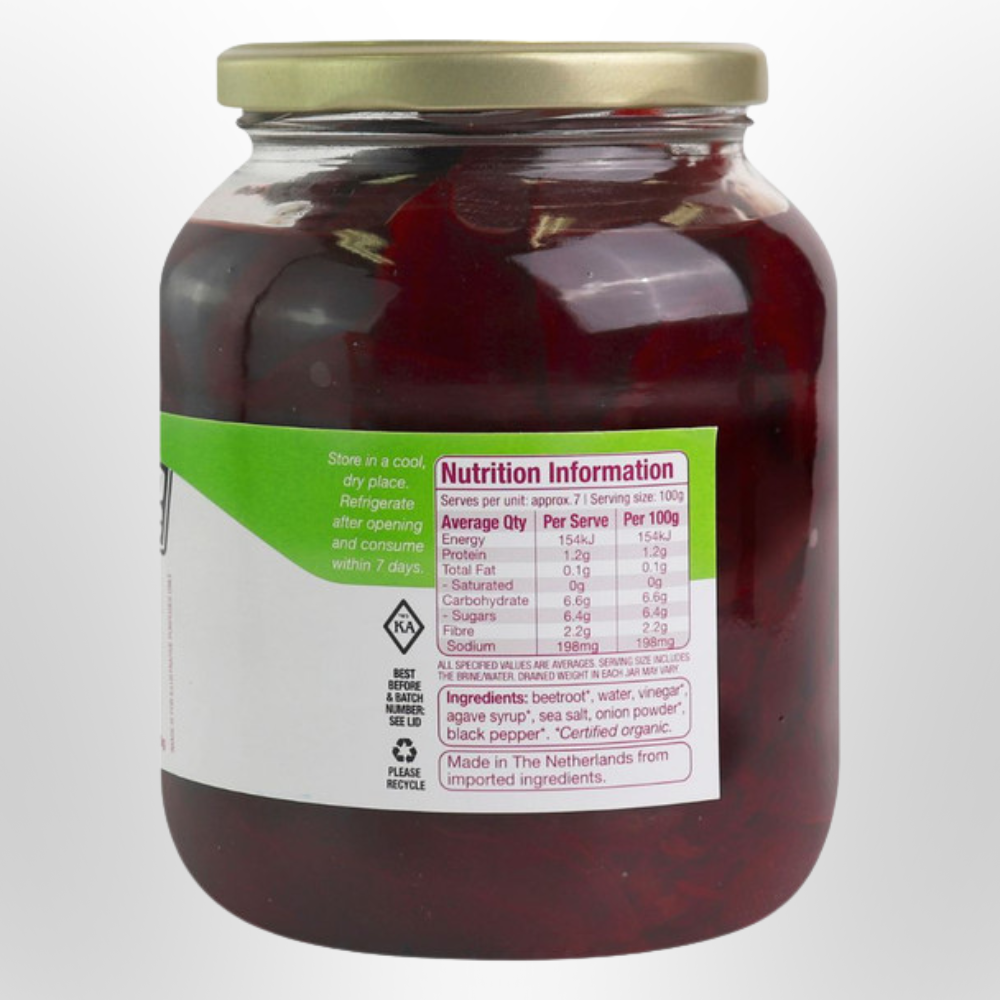 ABSOLUTE ORGANIC Sliced Beetroot Organic 680g