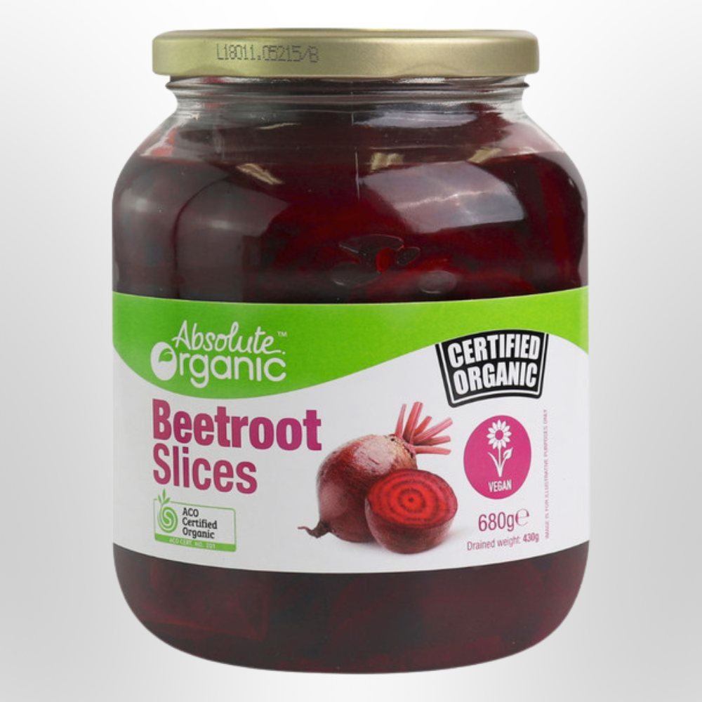ABSOLUTE ORGANIC Sliced Beetroot Organic 680g