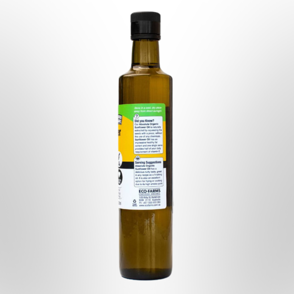 ABSOLUTE ORGANIC Sunflower Oil Organic 500ml