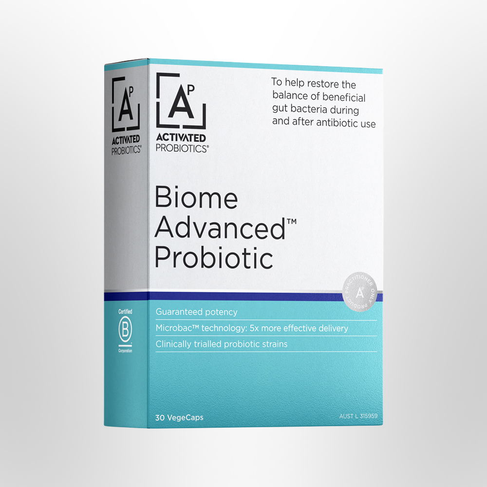 ACTIVATED PROBIOTICS Biome Advanced Probiotic 30 Caps