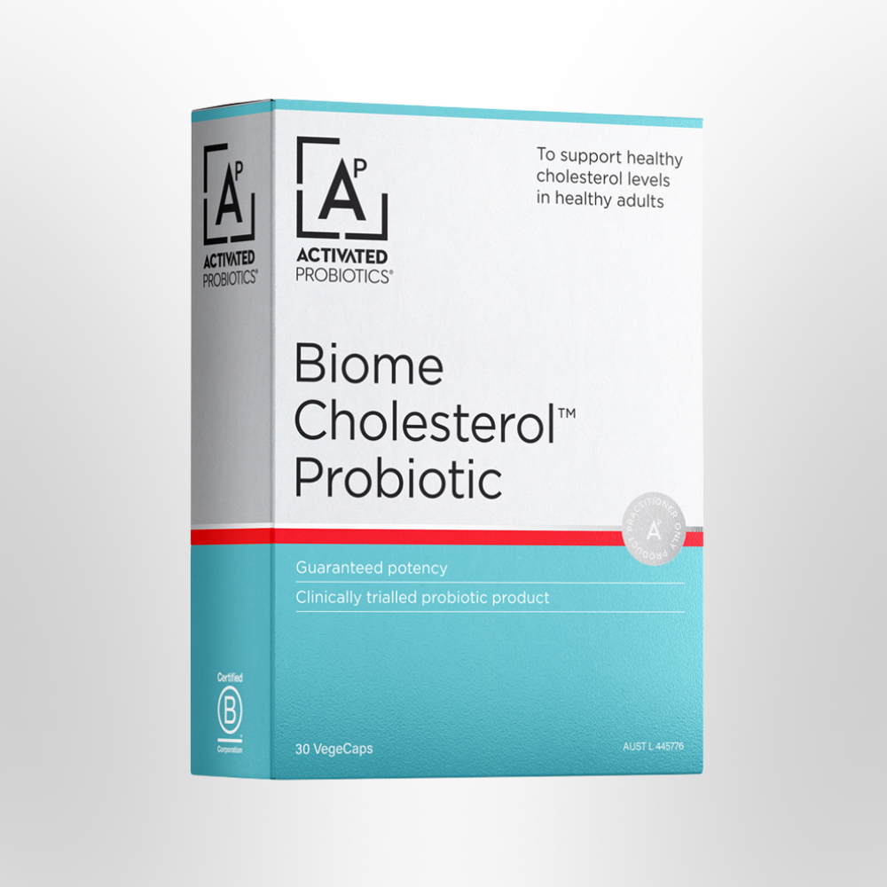ACTIVATED PROBIOTICS Biome Cholesterol Probiotic 30 Caps