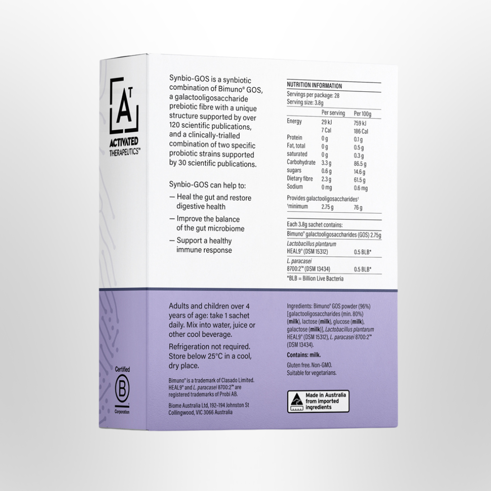 ACTIVATED PROBIOTICS Synbio-GOS 28x3.8g Sachets