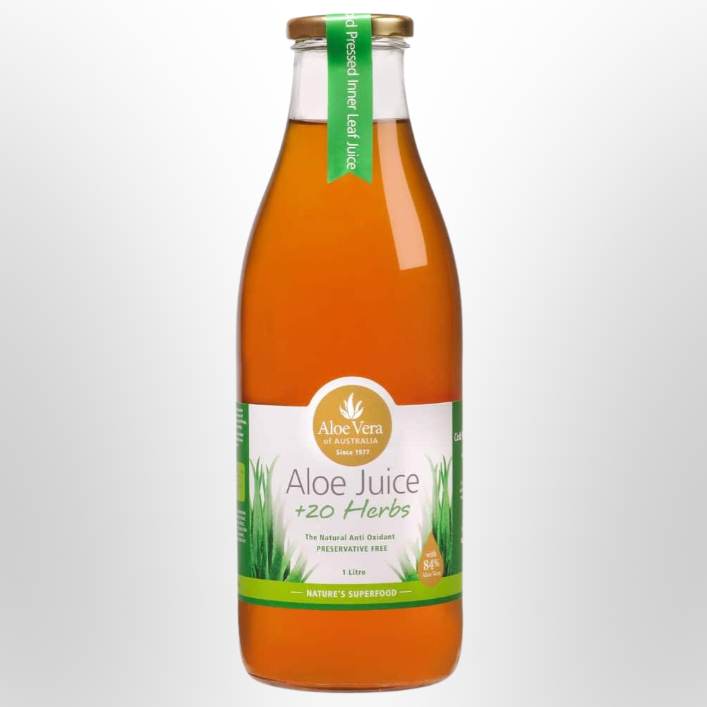 ALOE VERA OF AUSTRALIA Aloe Juice + 20 Australian Herbs 1L