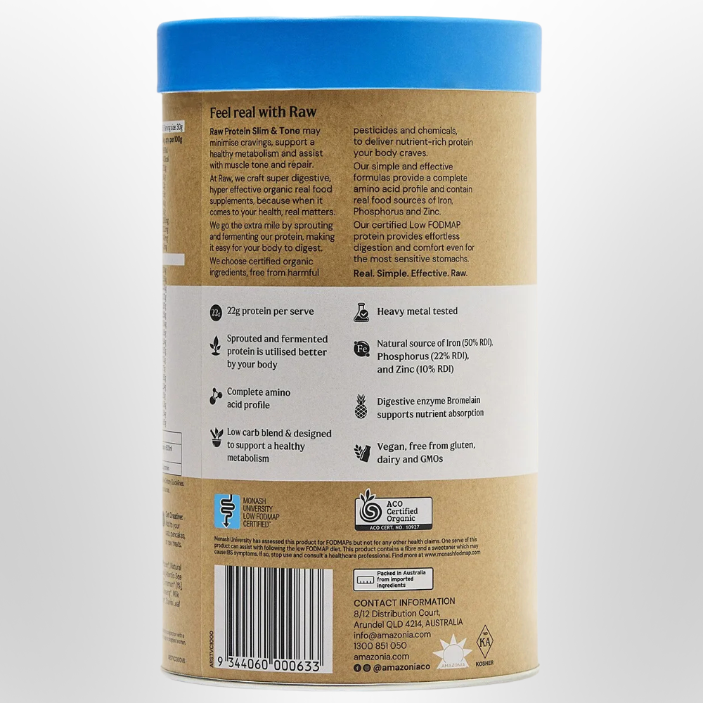 AMAZONIA Raw Protein Slim & Tone Vanilla Cinnamon 1kg