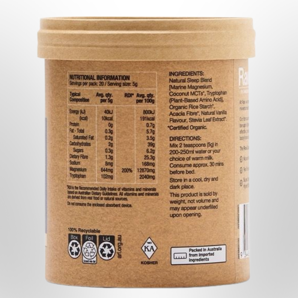 AMAZONIA Raw Sleep Magnesium Dreamy Vanilla 100g