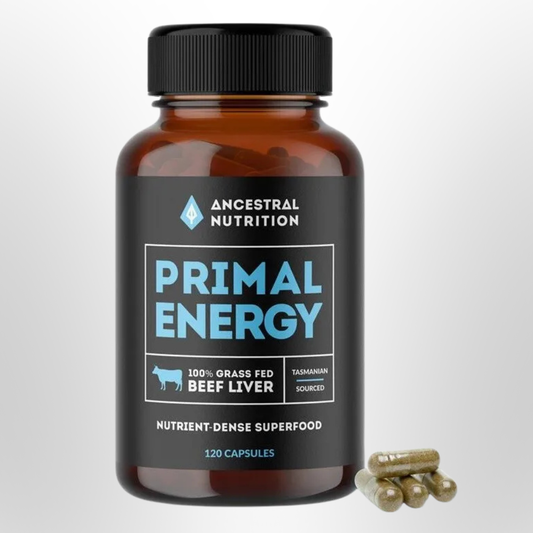 ANCEST NUTR Beef Liver (Blue) 120 Caps PRIMAL ENERGY
