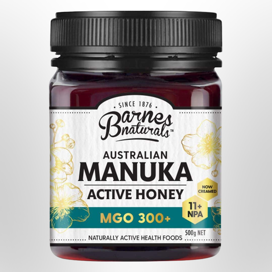 BARNES NATURALS Manuka Honey MGO 300+ Australian 500g