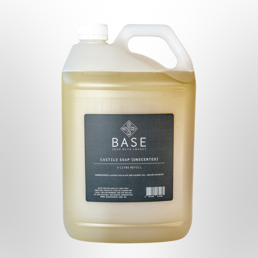 BASE Castile Soap Unscented 5L