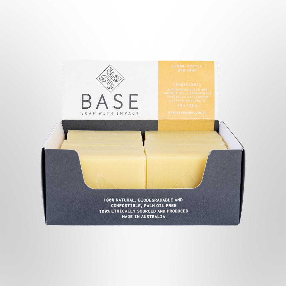 BASE Raw Soap Bar Lemon Myrtle 120g