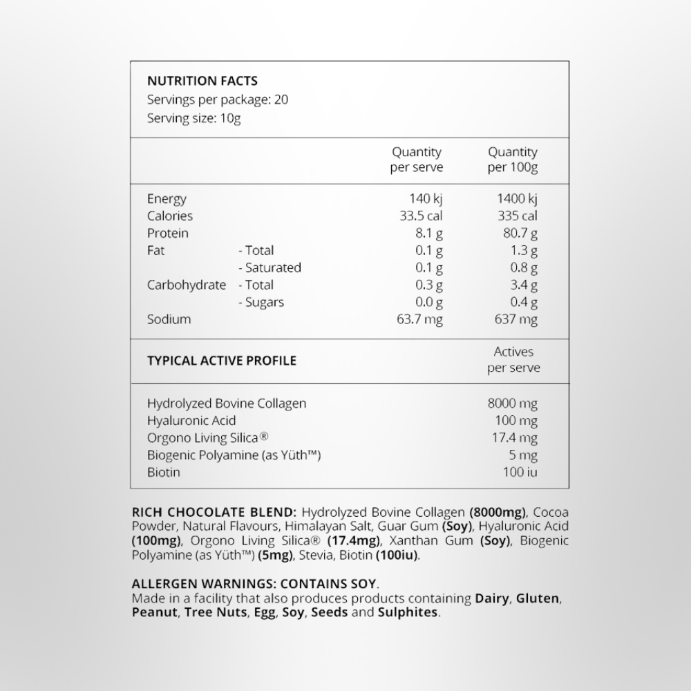 BEFORE YOU SPEAK Collagen Complex Rich Chocolate 200g
