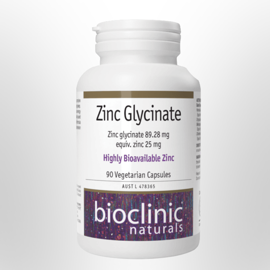 BIOCLINIC NATURALS Zinc Glycinate 90 Caps
