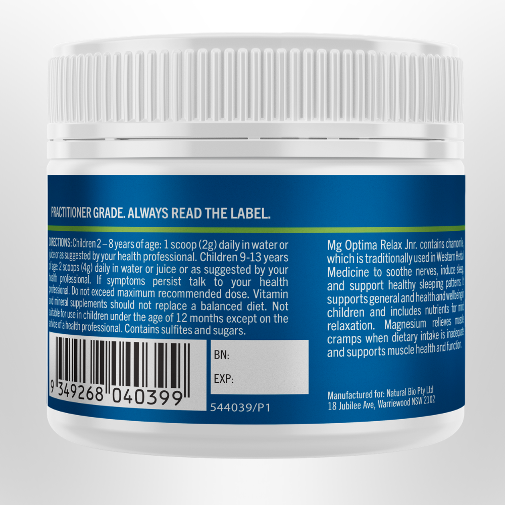 BIOGLAN MEDLAB Mg Optima Relax Jnr Forest Berry 60g