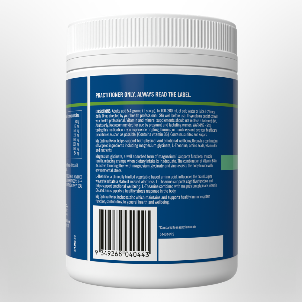 BIOGLAN MEDLAB Mg Optima Relax Lemon Lime 300g