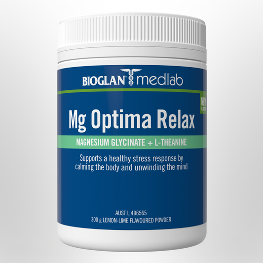 BIOGLAN MEDLAB Mg Optima Relax Lemon Lime 300g