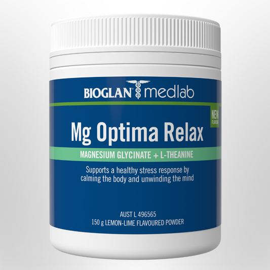 BIOGLAN MEDLAB Mg Optima Relax Lemon Lime 150g