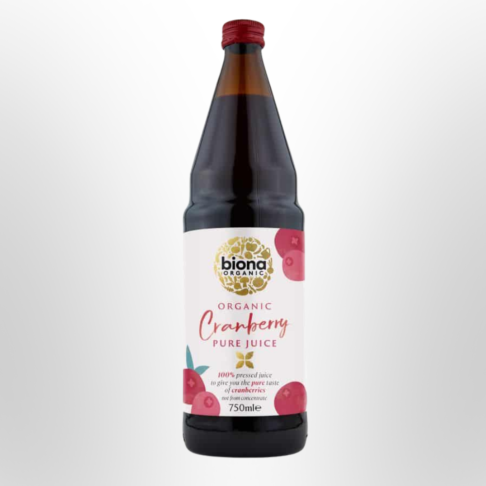 BIONA Cranberry Juice Pure Organic 750ml