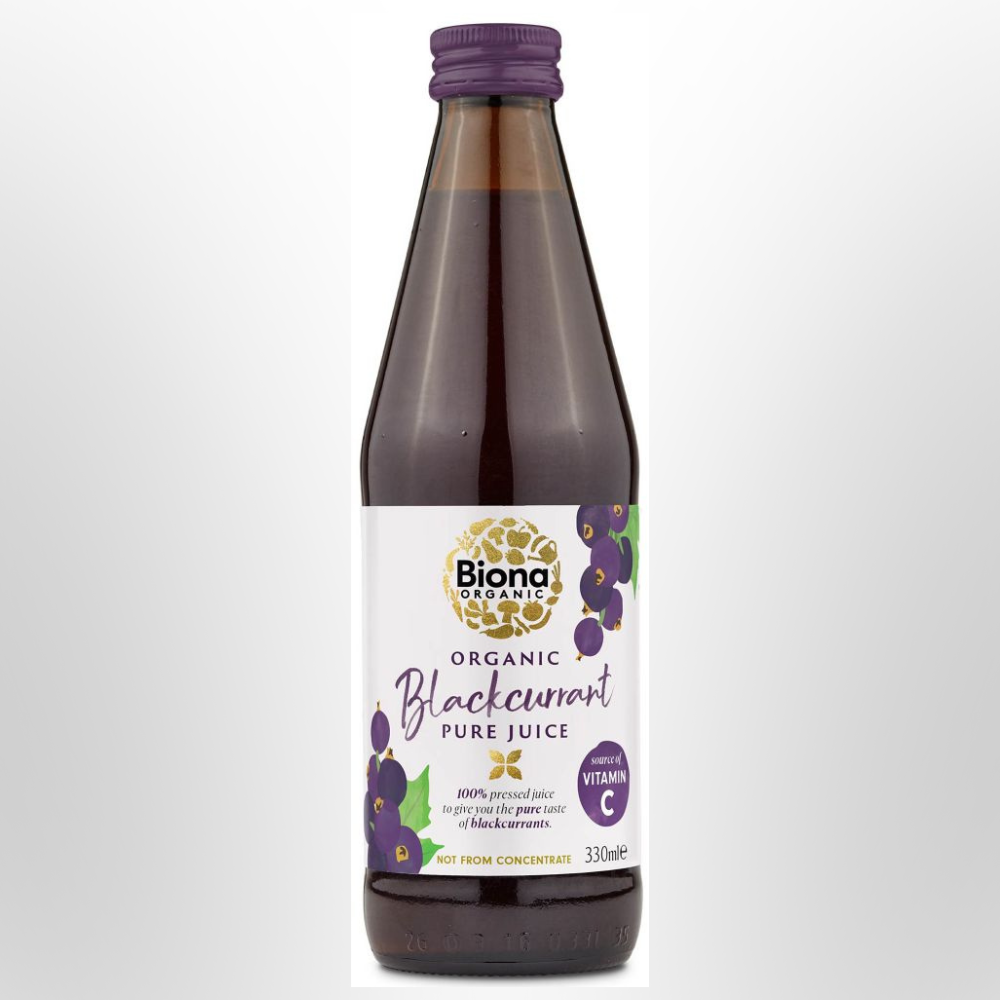 BIONA ORGANIC Blackcurrant Juice 330ml